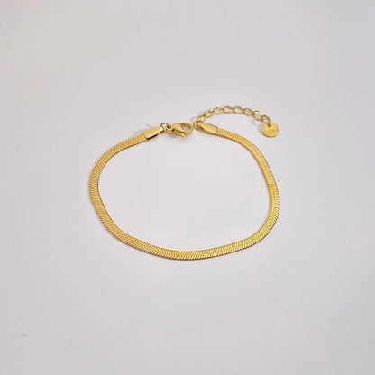 🔗 Titanium Steel Geometric Chain Bracelet