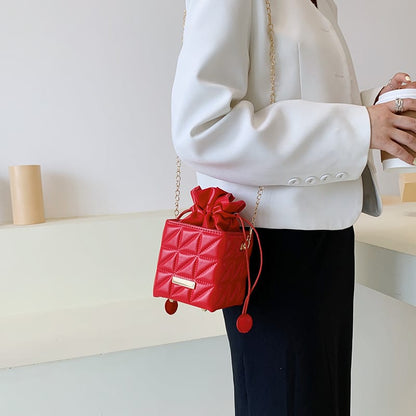 Chic Mini Bucket Crossbody Bag