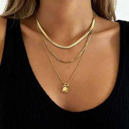 ✨ Geometric Layered Bracelet Set