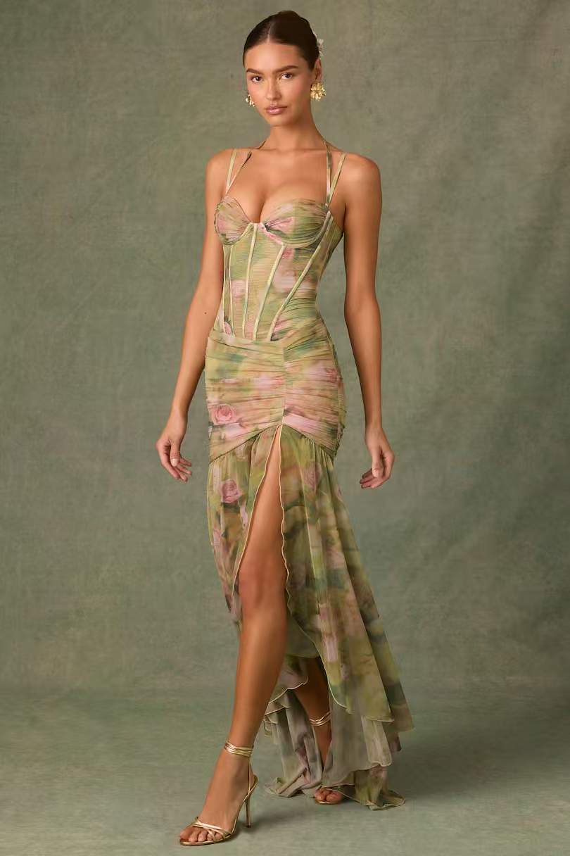 Women's Street Style Sleeveless Midi Dress