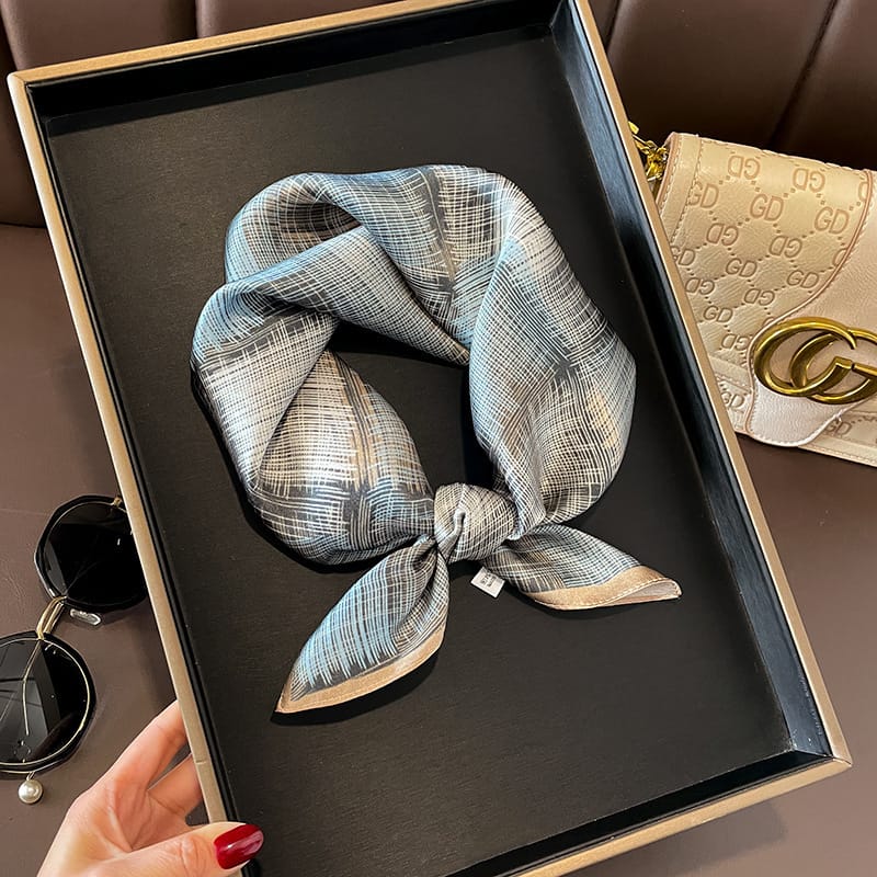 ✨ Genuine Silk Printed Square Scarf