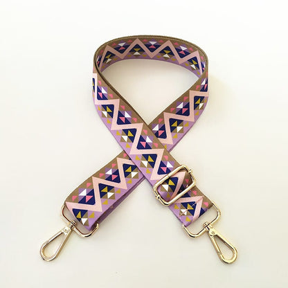 Adjustable Patterned Bag Shoulder Strap