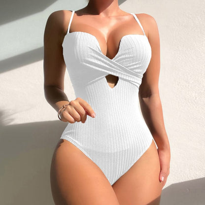 Elegant Ruched One-Piece Swimsuit