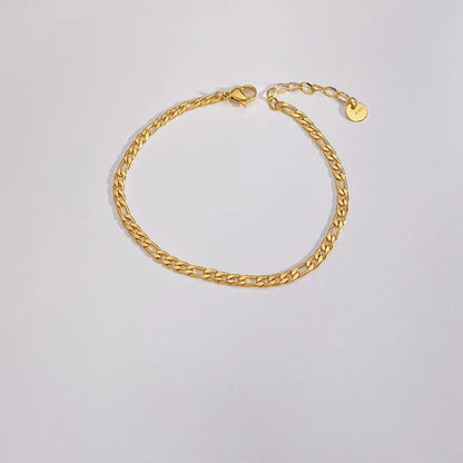 🔗 Titanium Steel Geometric Chain Bracelet