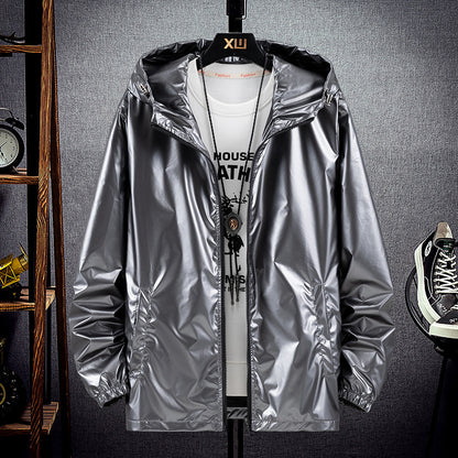 Men's Fashionable Casual Thin Hooded Top