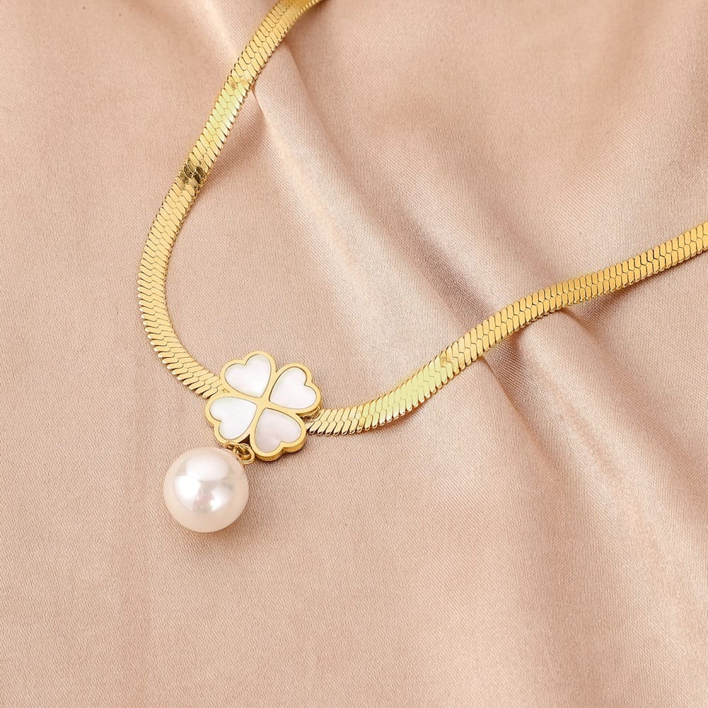 👑 Crystal Blossom Necklace Set for Women