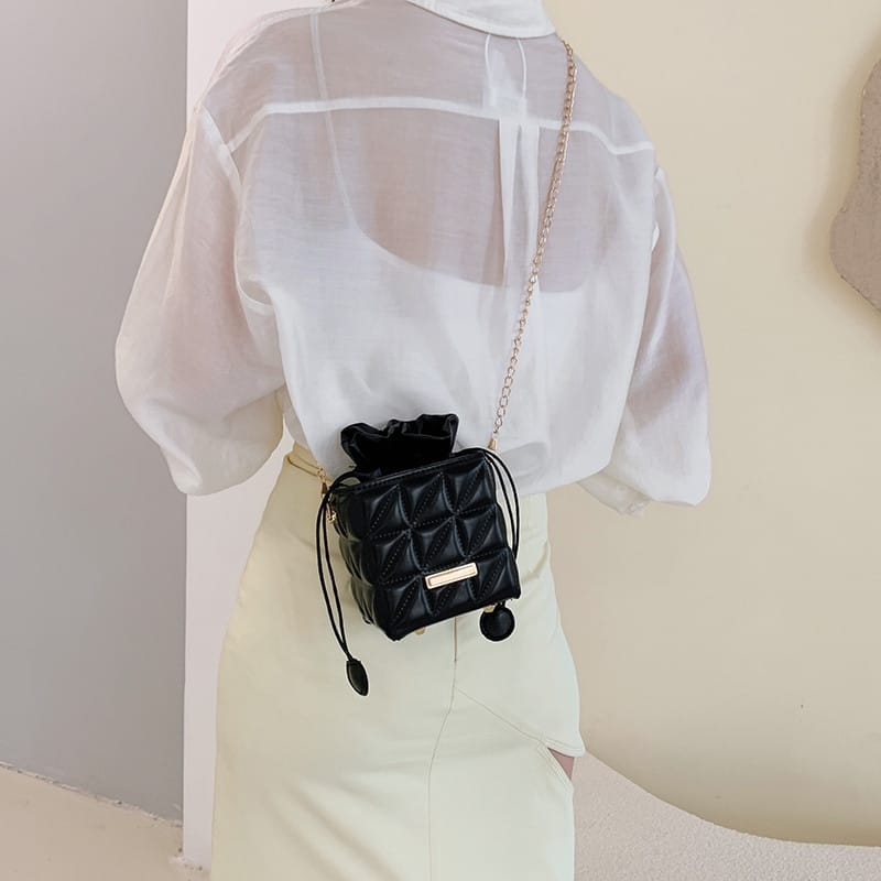 Chic Mini Bucket Crossbody Bag