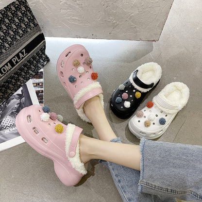 ❄️CozyFluff™ Winter Lined Rubber Clogs – Warmth Meets Cute Comfort!