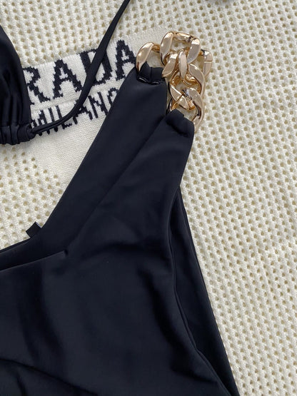 Luxe Ring Detail Bikini Set