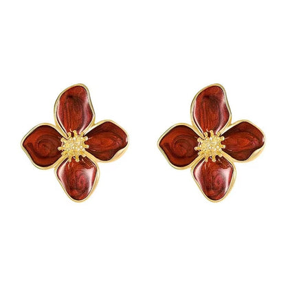 ✨ Colorful Crystal Drop Fashion Earrings