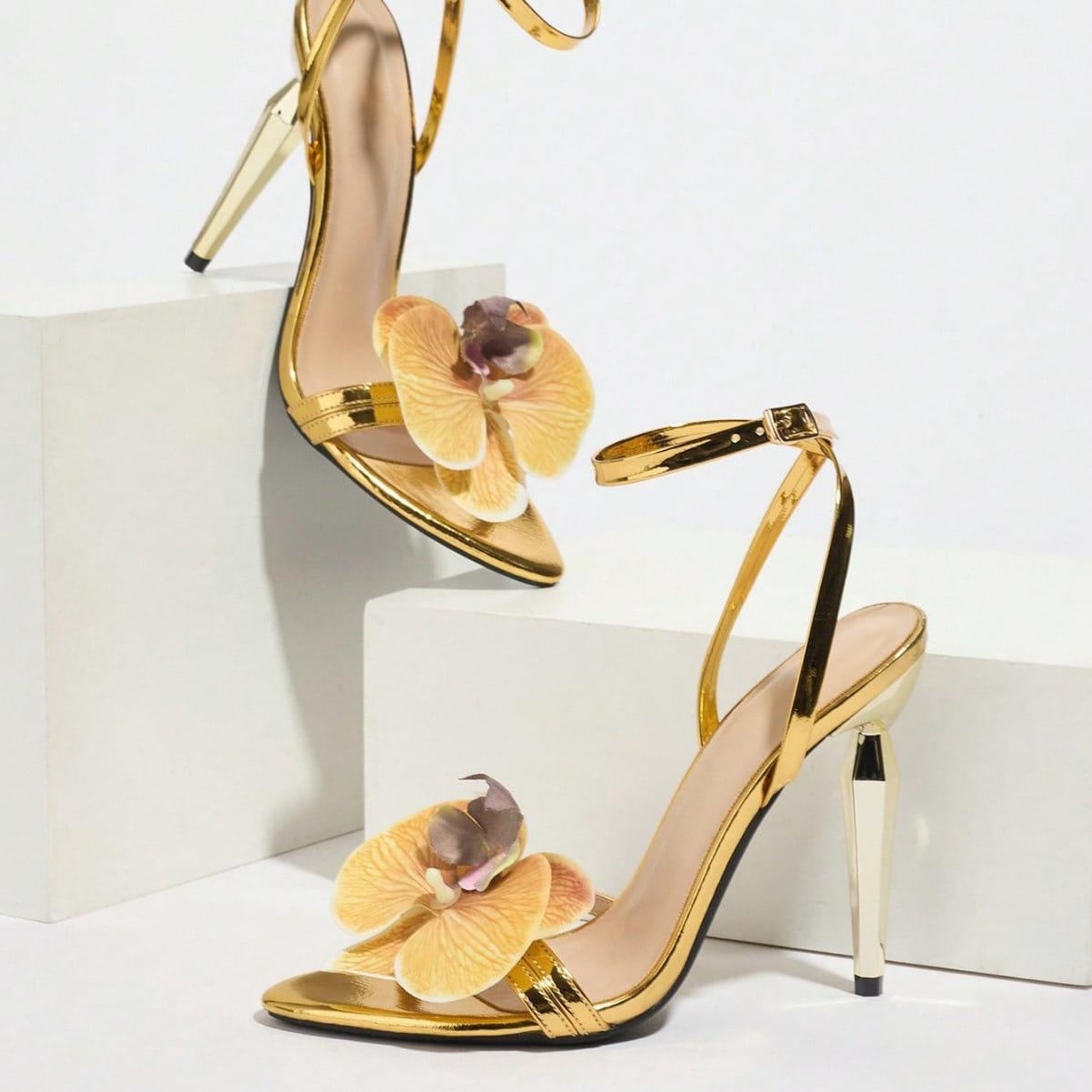 Golden Goddess Platform Sandals