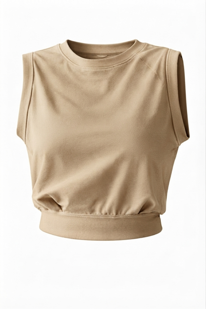 Effortless Drawstring Sleeveless Top