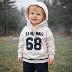 Cartoon casual digital print baby hoodie