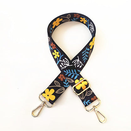 Adjustable Patterned Bag Shoulder Strap