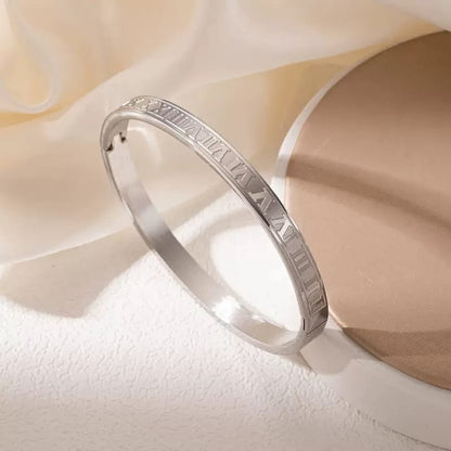 ✨ Light Luxury Stainless Steel Charm Bracelet Collection