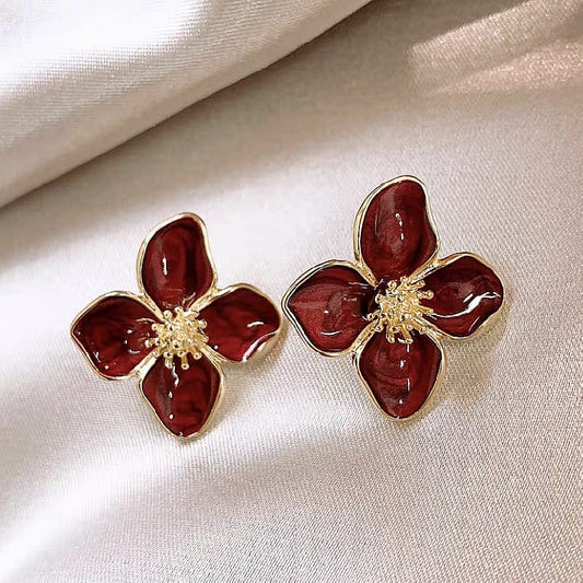 ✨ Colorful Crystal Drop Fashion Earrings