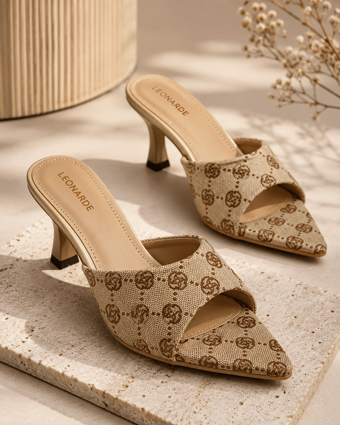 Elegance Point Slip-On Mules