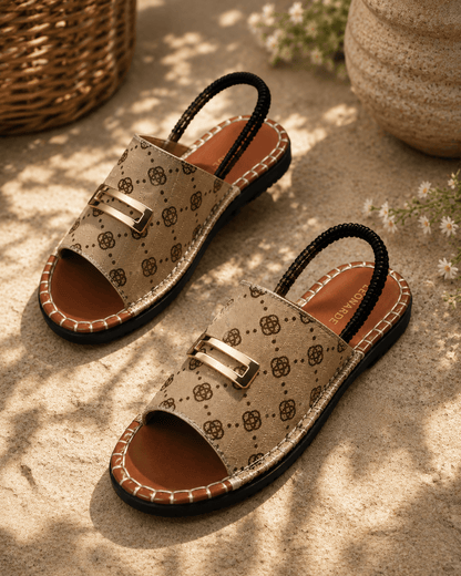 Riviera Buckle Comfort Sandals