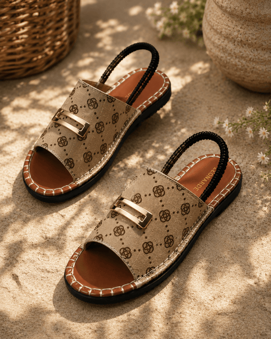 Riviera Buckle Comfort Sandals