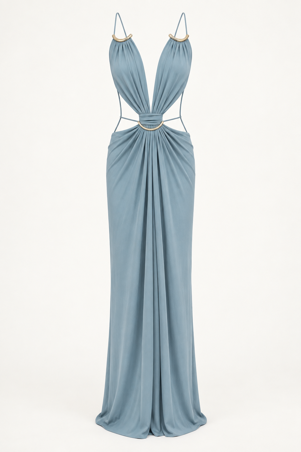 Womens Casual Hollowed-out Halterneck Dress