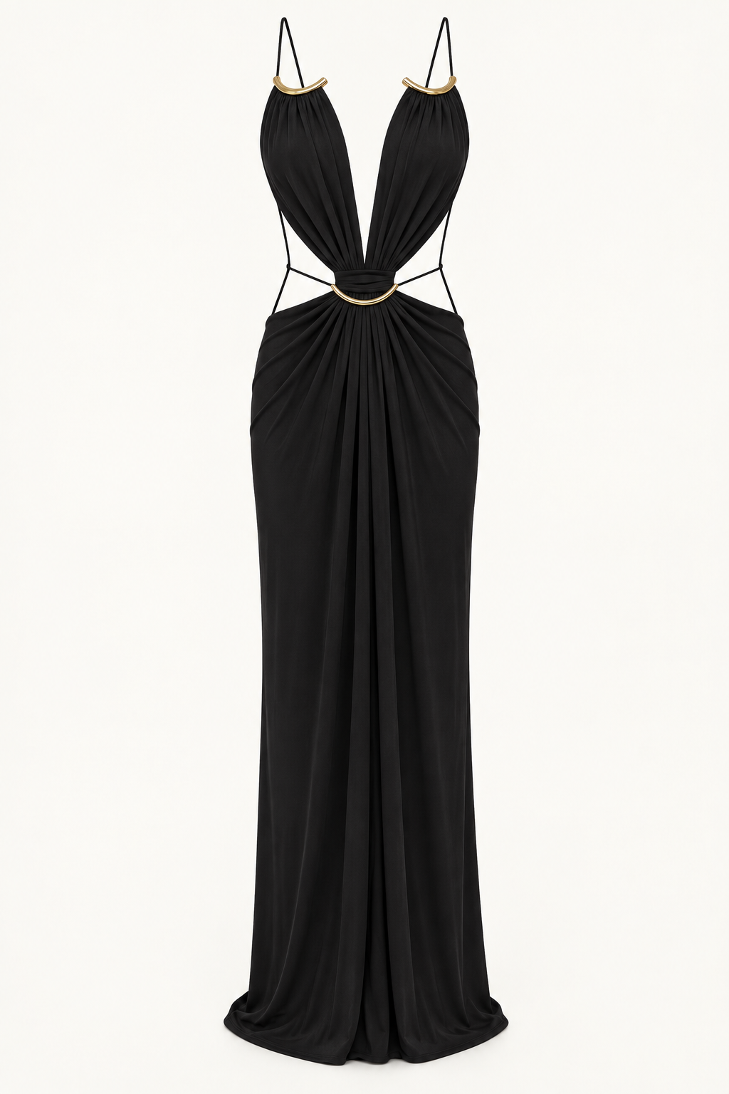 Womens Casual Hollowed-out Halterneck Dress