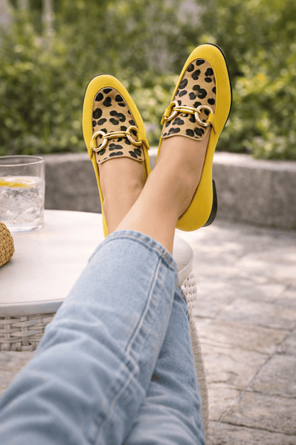 Autumn Strap Low-cut Chunky Heel Small Leather Shoes