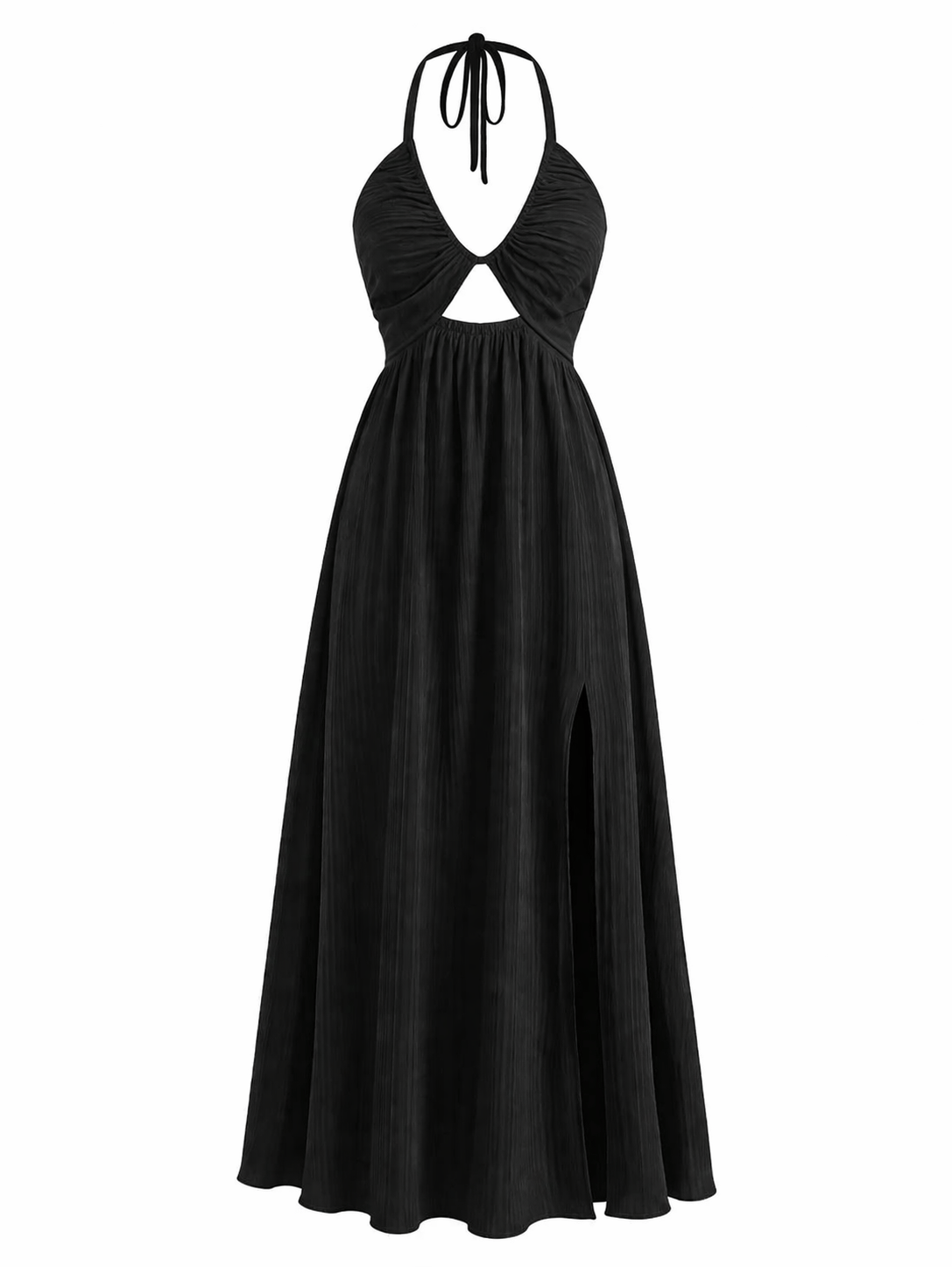 Women's Lace-Up Strap Midi Dress