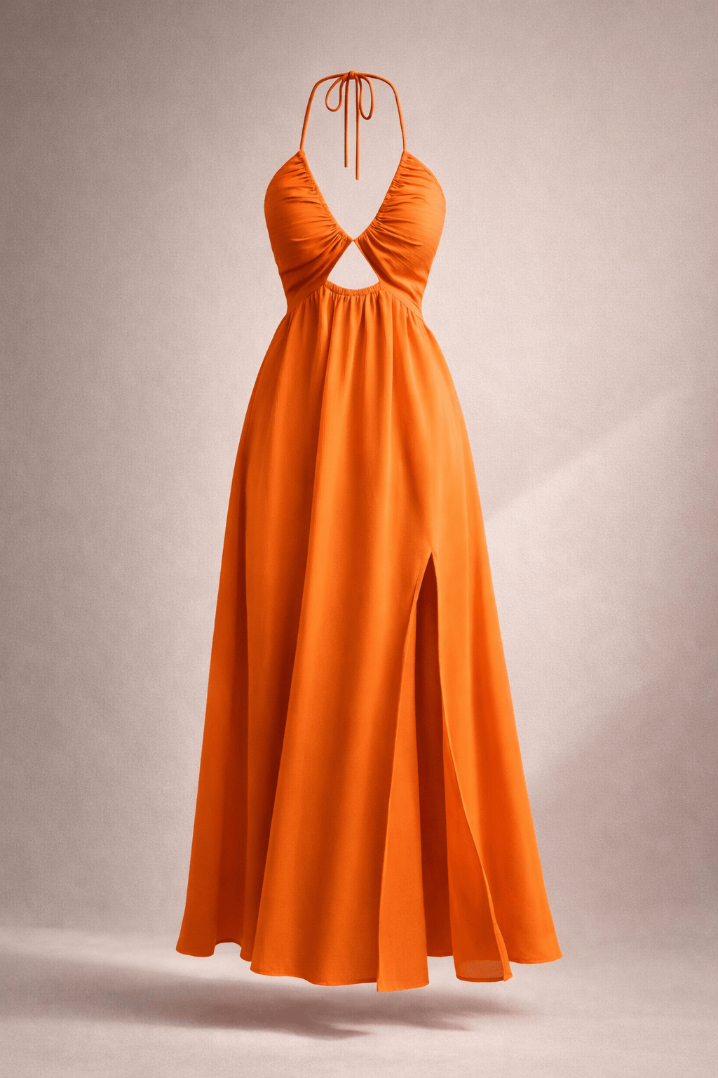 Women's Lace-Up Strap Midi Dress