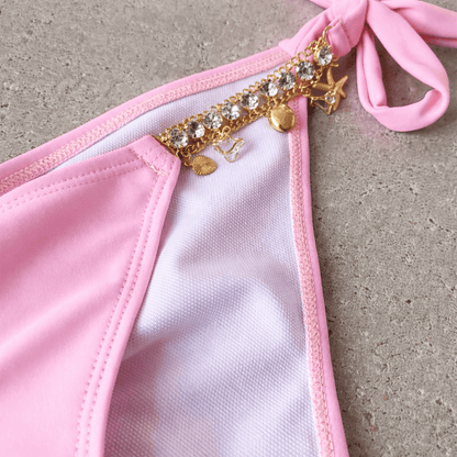 Luxury Crystal Charm Bikini Set