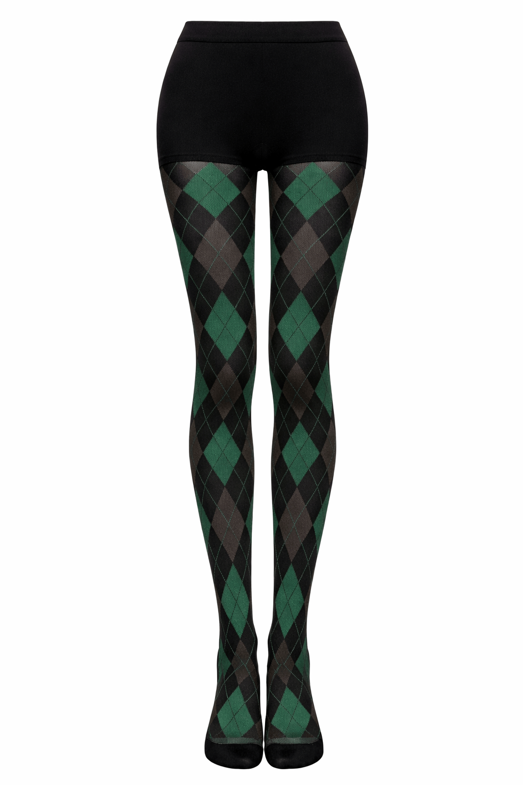 Vintage Diamond Check Fashion Tights