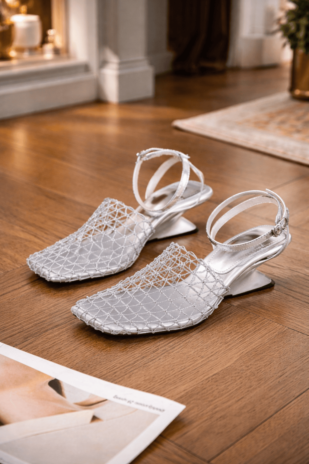Riviera Woven Wedge Sandals