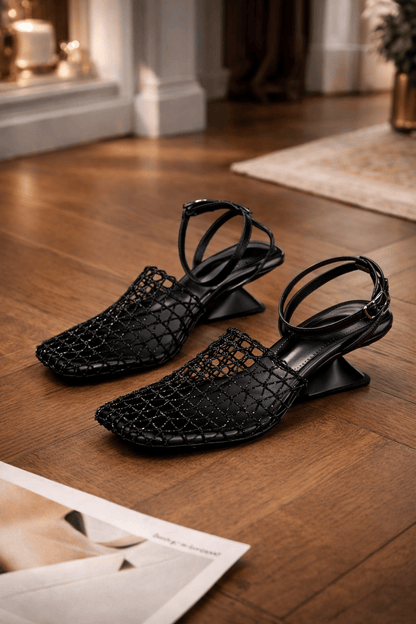 Riviera Woven Wedge Sandals