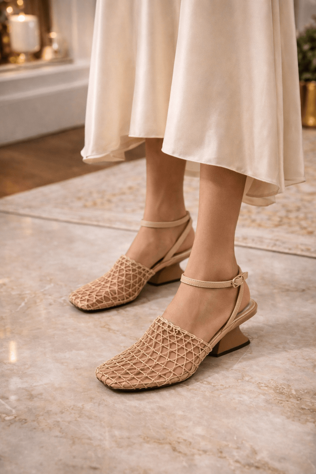 Riviera Woven Wedge Sandals