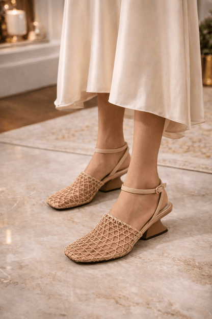 Riviera Woven Wedge Sandals