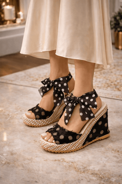 Bohemian Breeze Tassel Wedge Sandals