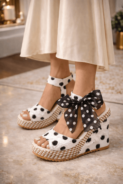 Bohemian Breeze Tassel Wedge Sandals