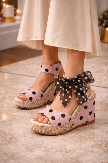 Bohemian Breeze Tassel Wedge Sandals