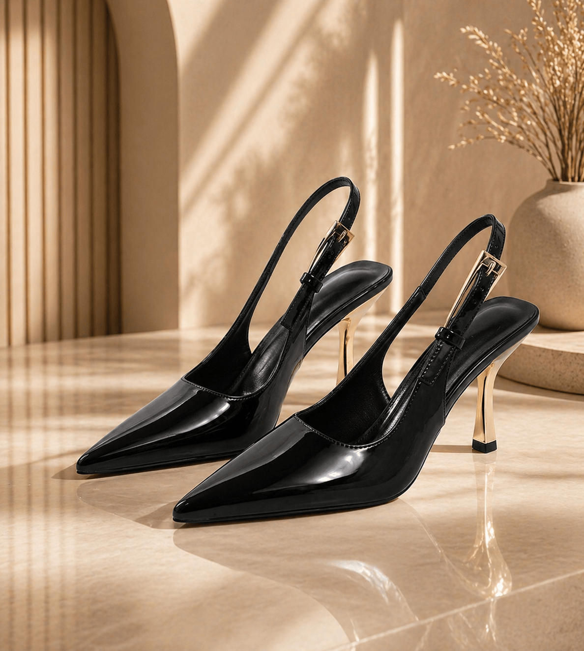 Parisian Chic Pointed-Toe Flats