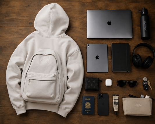 Practical & Anti-Theft Minimalist Grey Backpack – Smart & Stylish for Everyday Use