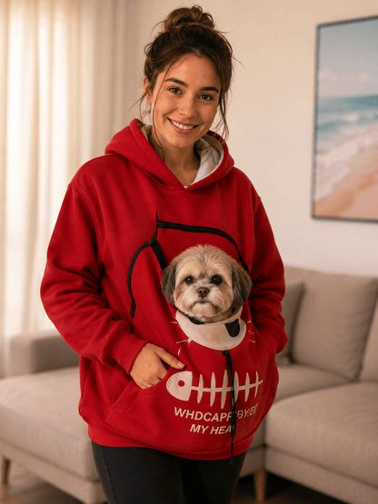 Cat Carrier Hoodie – Cozy Kangaroo Pouch for Your Furry Best Friend 🐱❤️