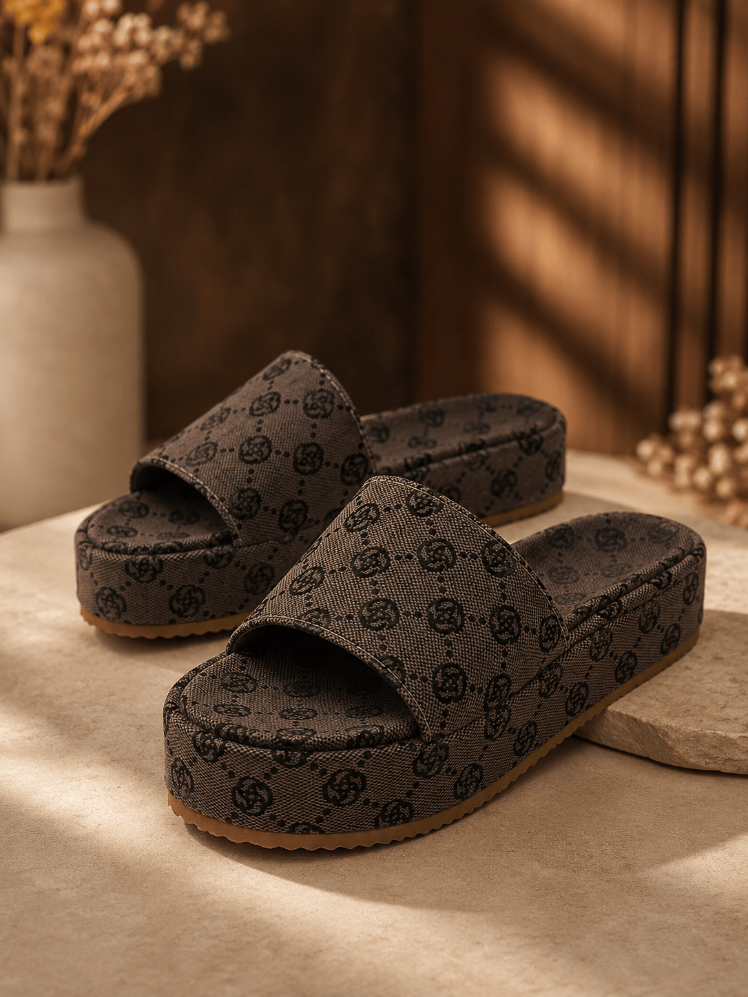 Coastal Canvas Comfort Mules