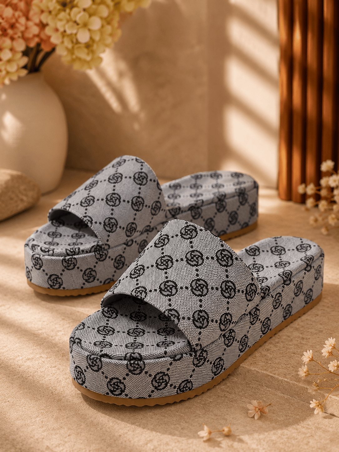 Coastal Canvas Comfort Mules