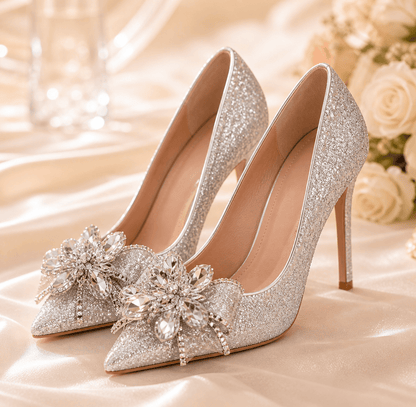 Celeste Crystal Evening Heels