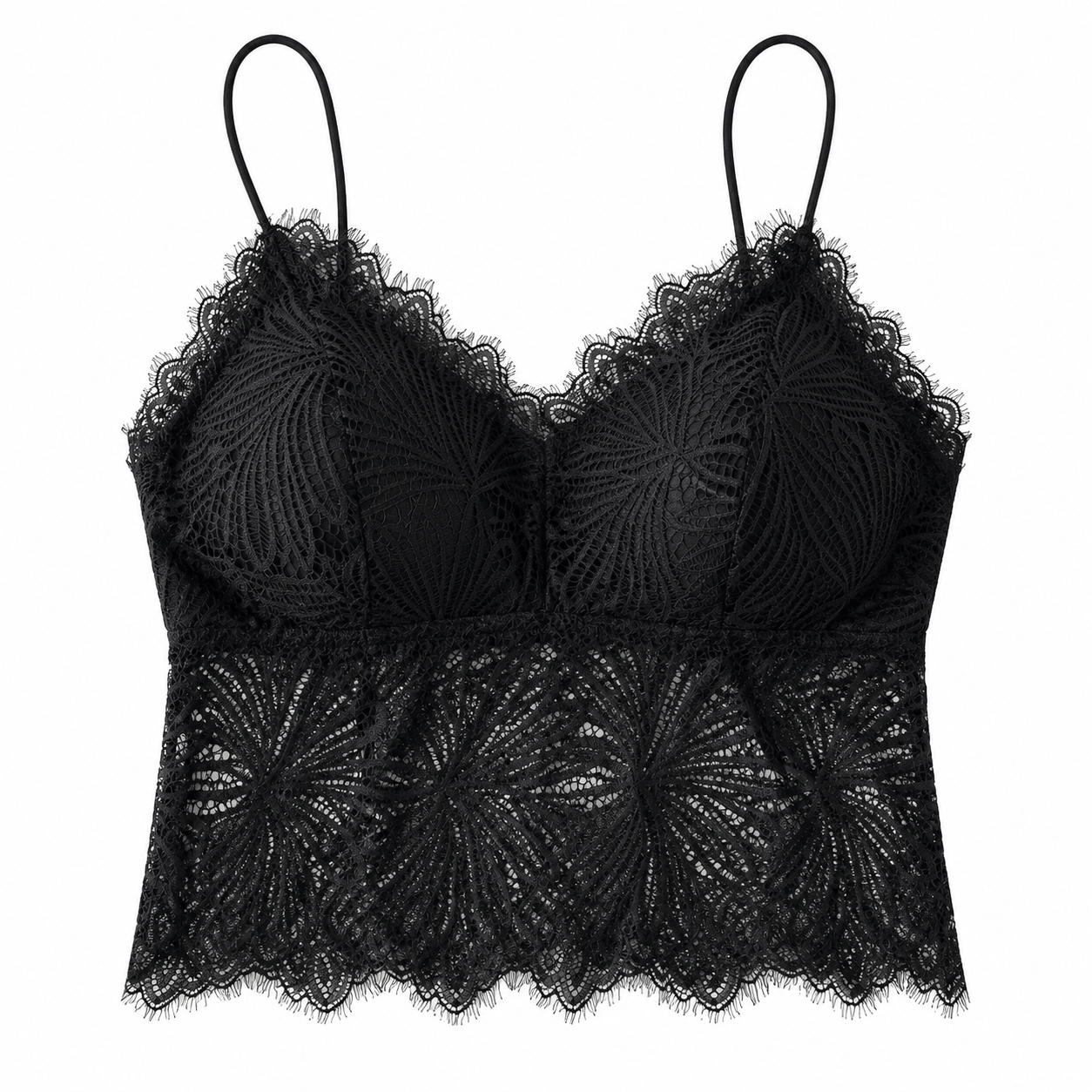 Lace Trim Beauty Back Bralette