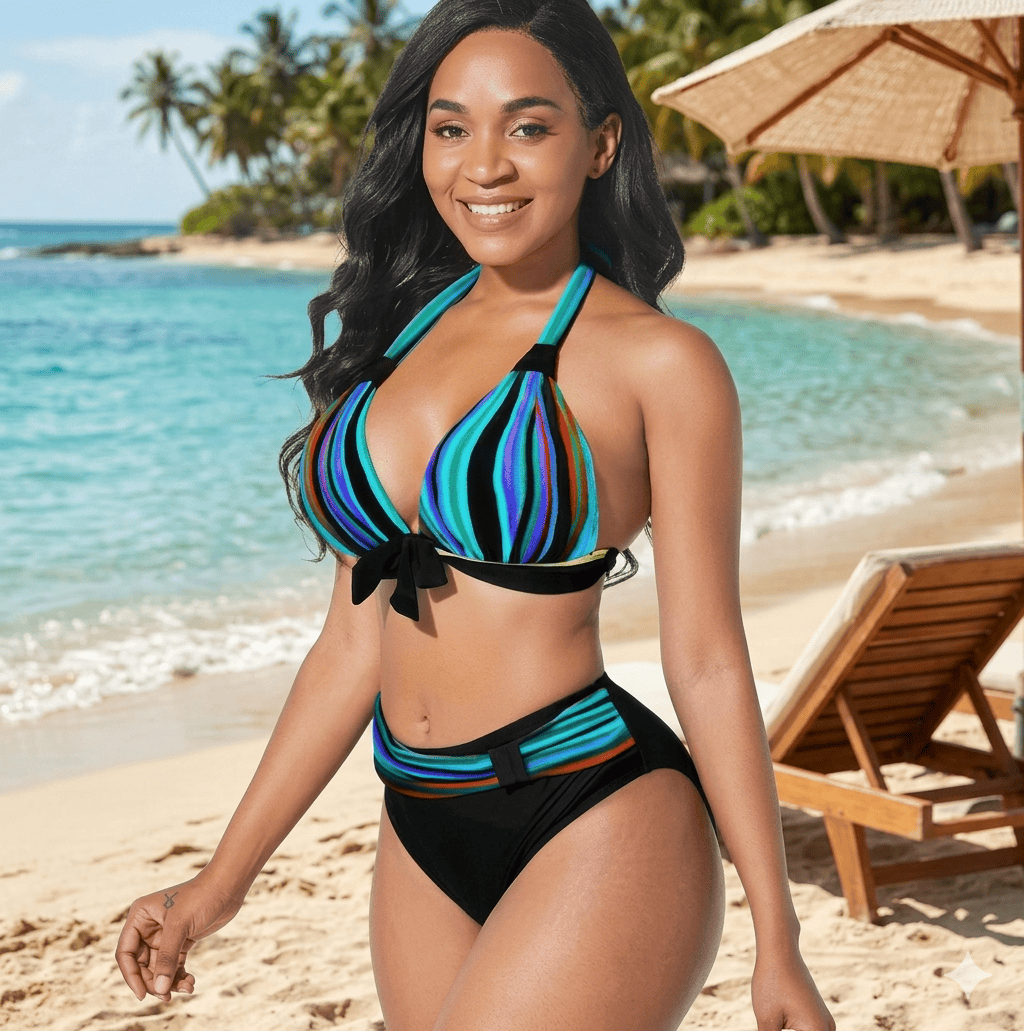 Women's Padded Swimsuit Set