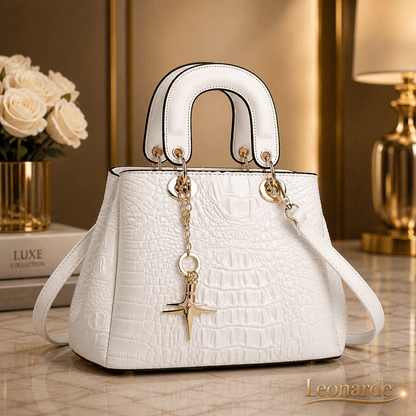 Embossed PU Leather Street Style Handbag