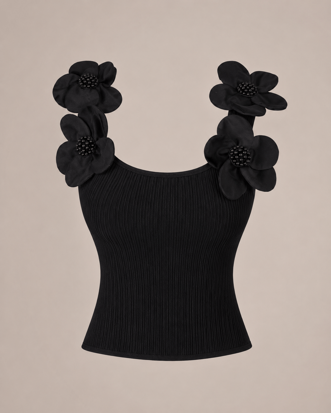 Sweet Chic Embellished Slim-Fit Top