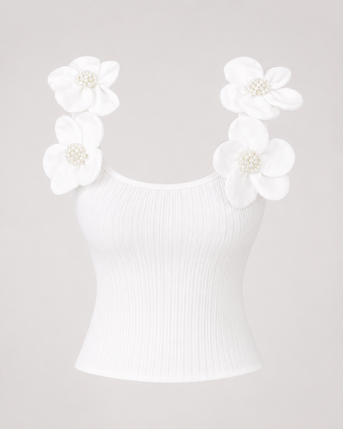 Sweet Chic Embellished Slim-Fit Top