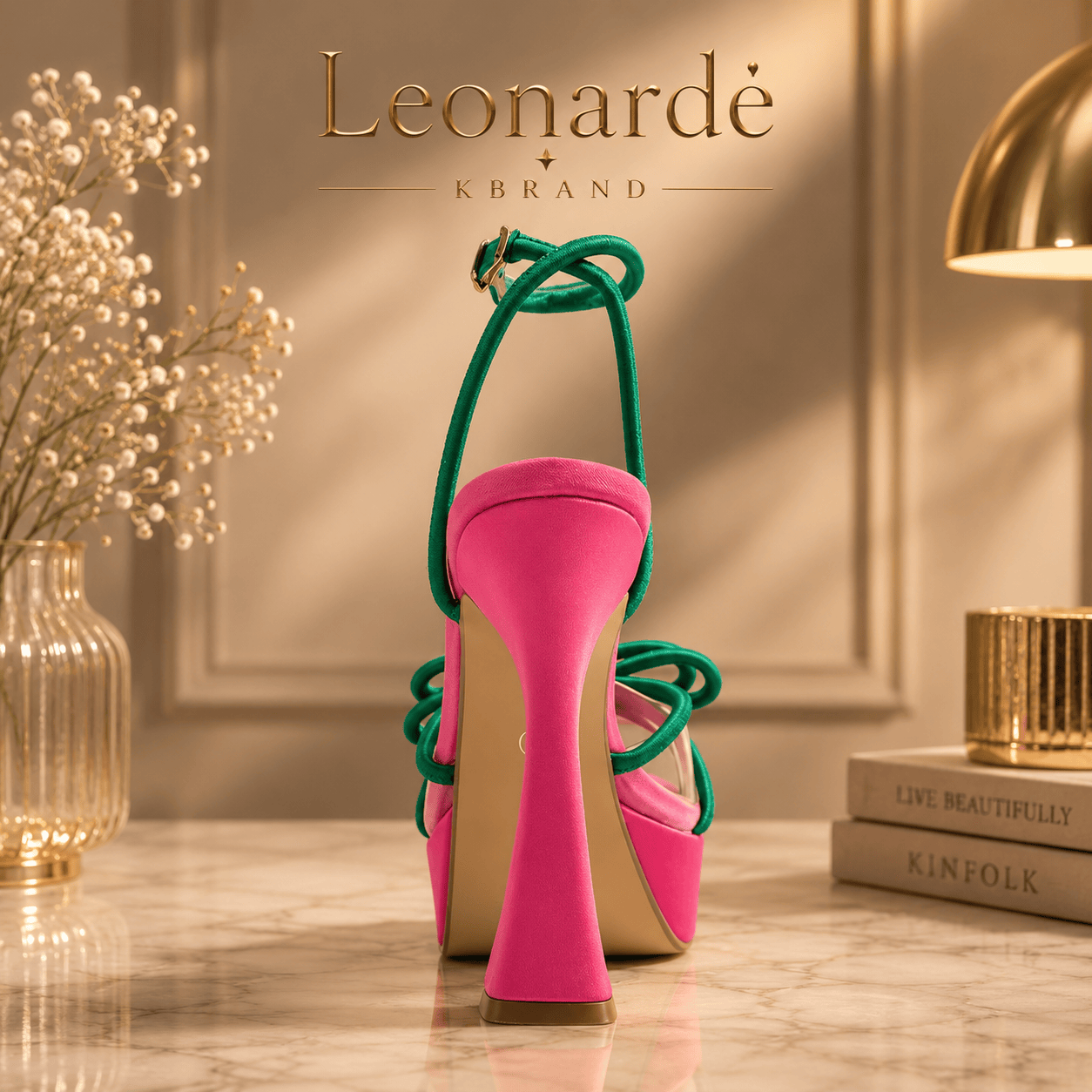 Jardin Elegance Ankle-Strap Heels