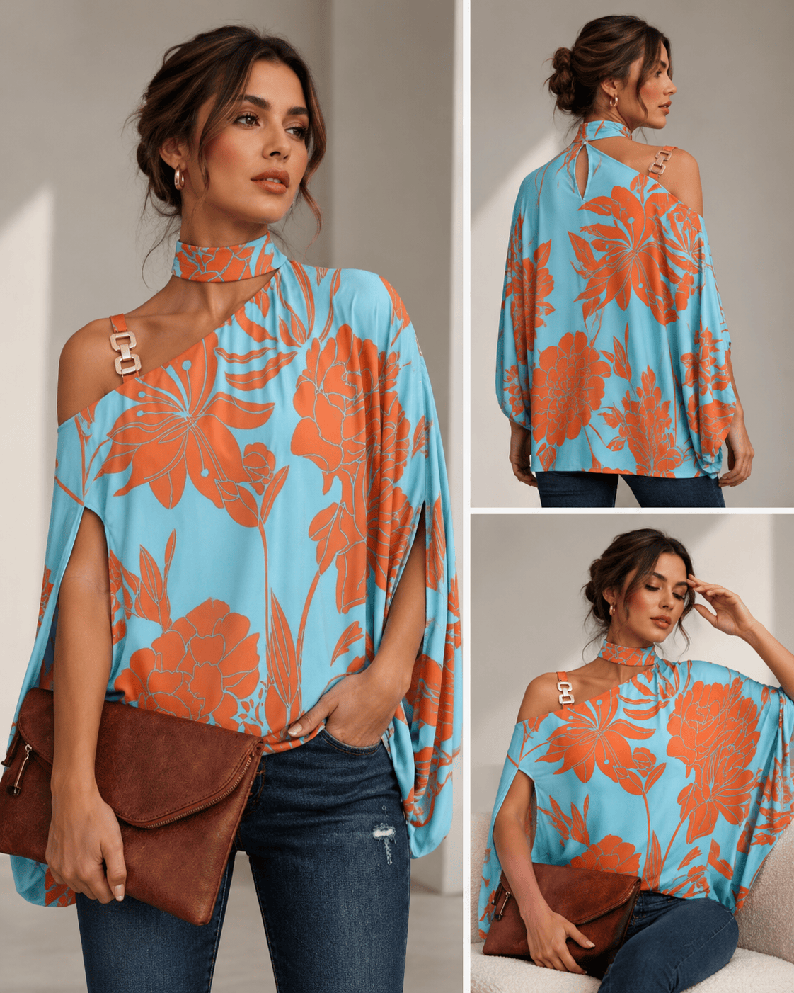 Breezy Printed Loose-Fit Summer Top